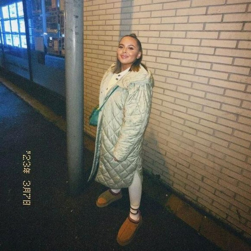 ZARA QUILTED PUFFER COAT WITH HOOD - Picture 9 of 12